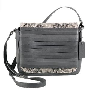 Cole Haan Gray Crossbody Bag Vintage Maria Sharapova 1 Corner has a tiny rub GUC